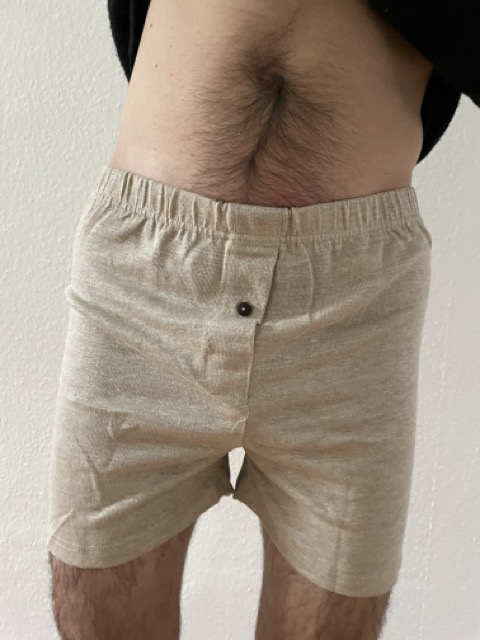 Natural-colored hemp underwear