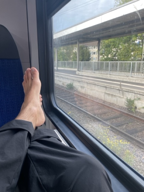 Barefoot on the Train