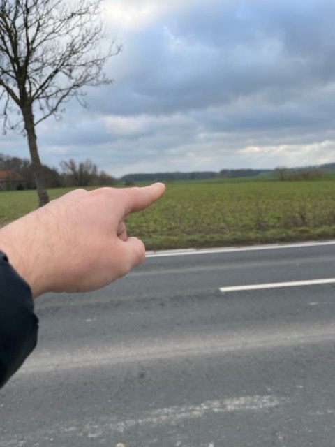 Auf dem Weg zum Auto