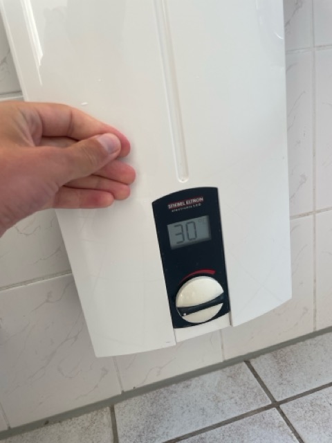 Durchlauferhitzer ausmachen