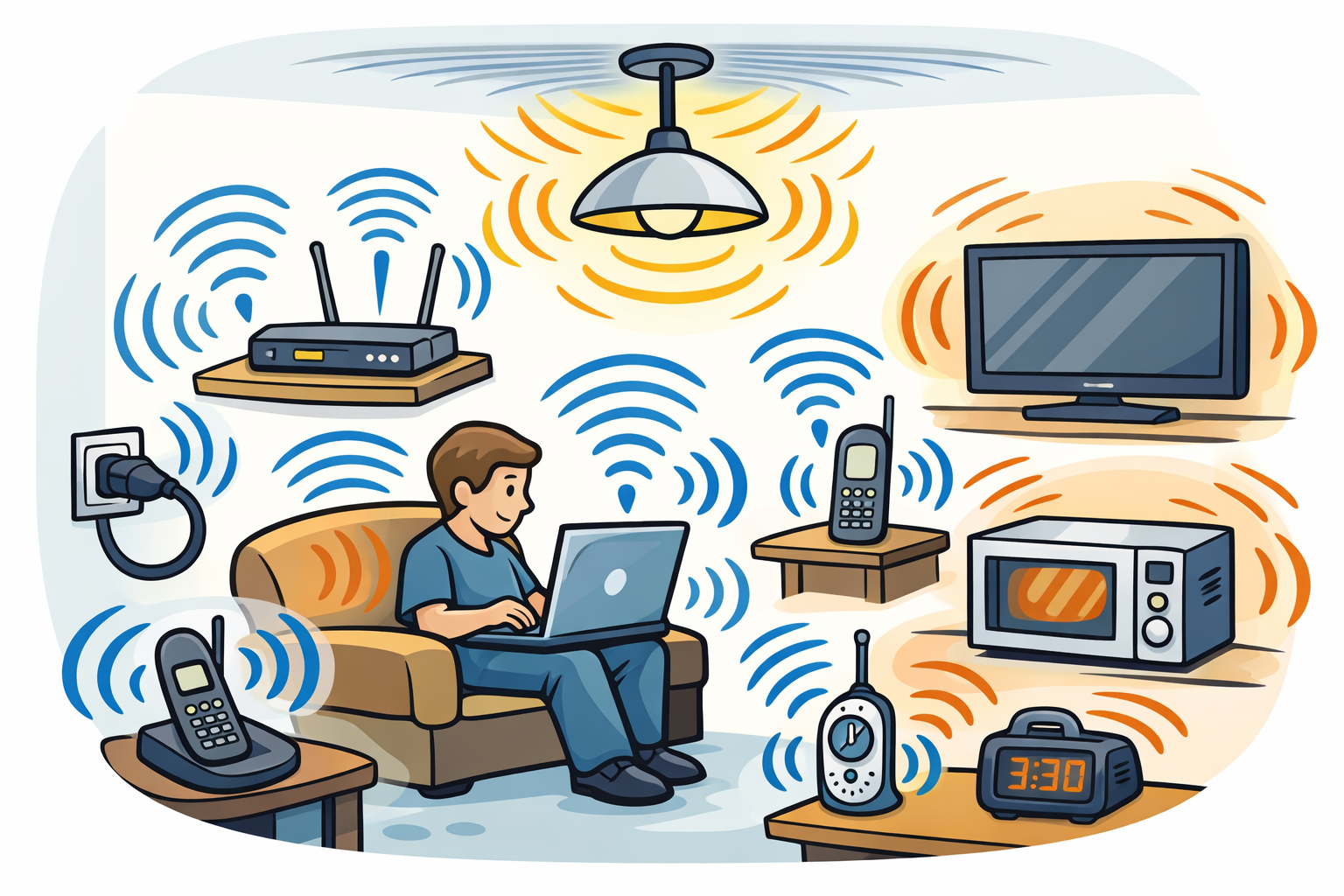 Elektrosmog zu Hause