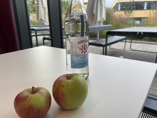 Frisch gepflückte Äpfel