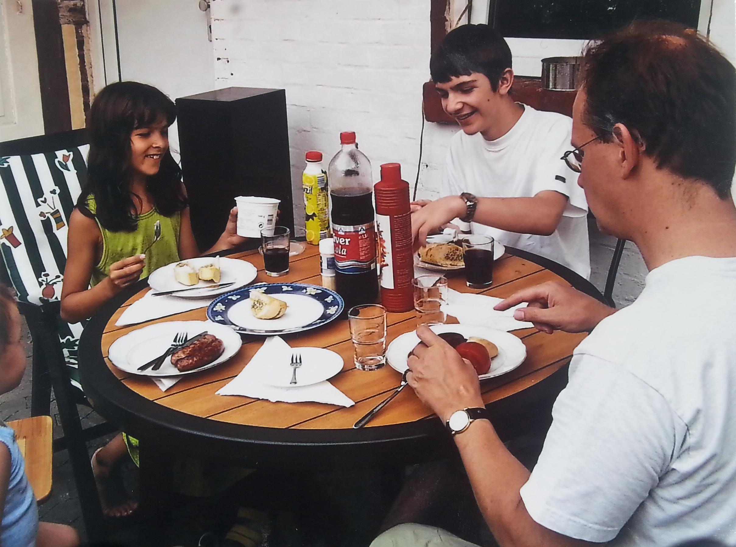 Grillen mit Familie