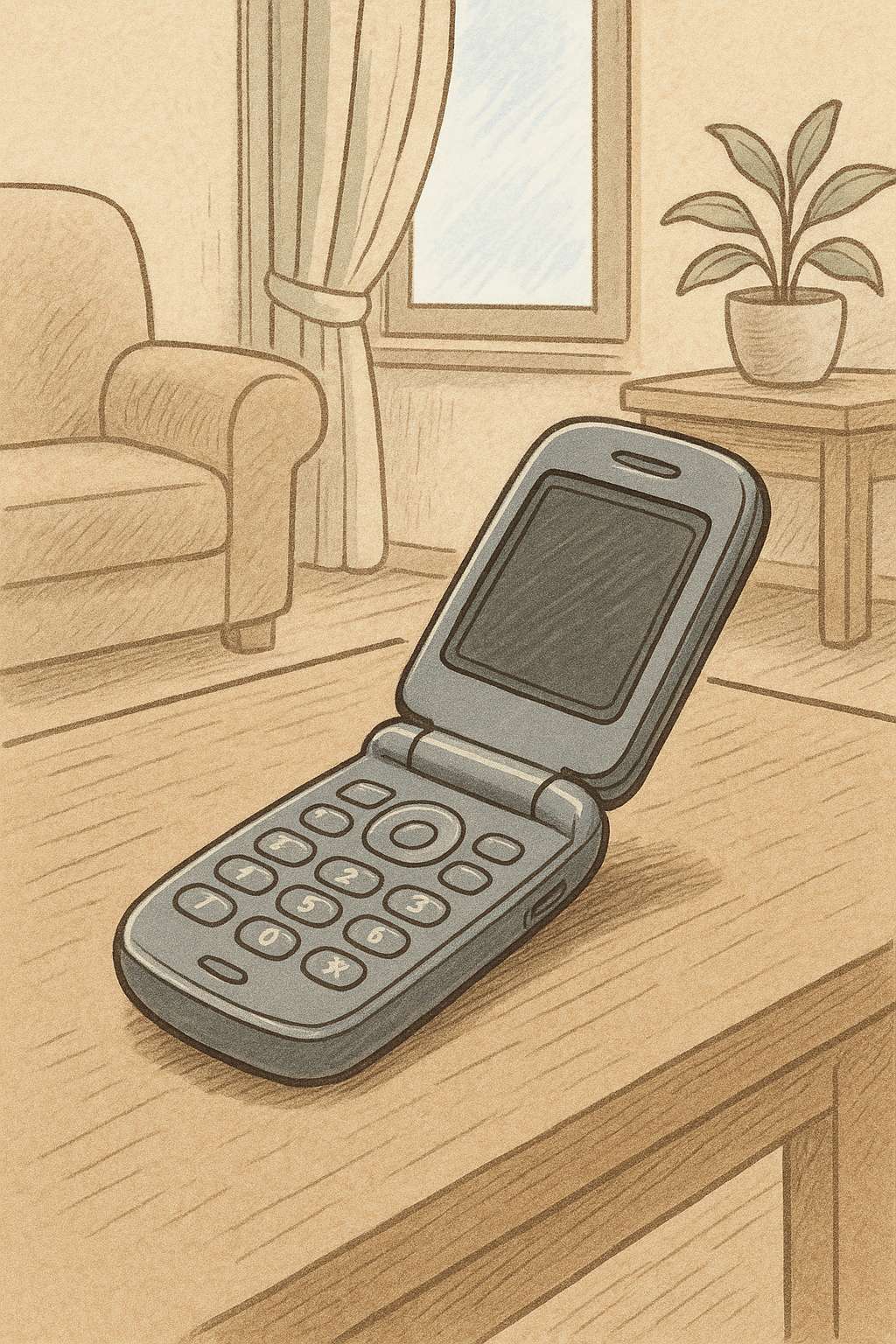 Handy zu Hause lassen im Alltag