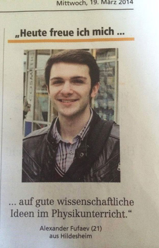 Hildesheimer Allgemeine Zeitung - Physiker