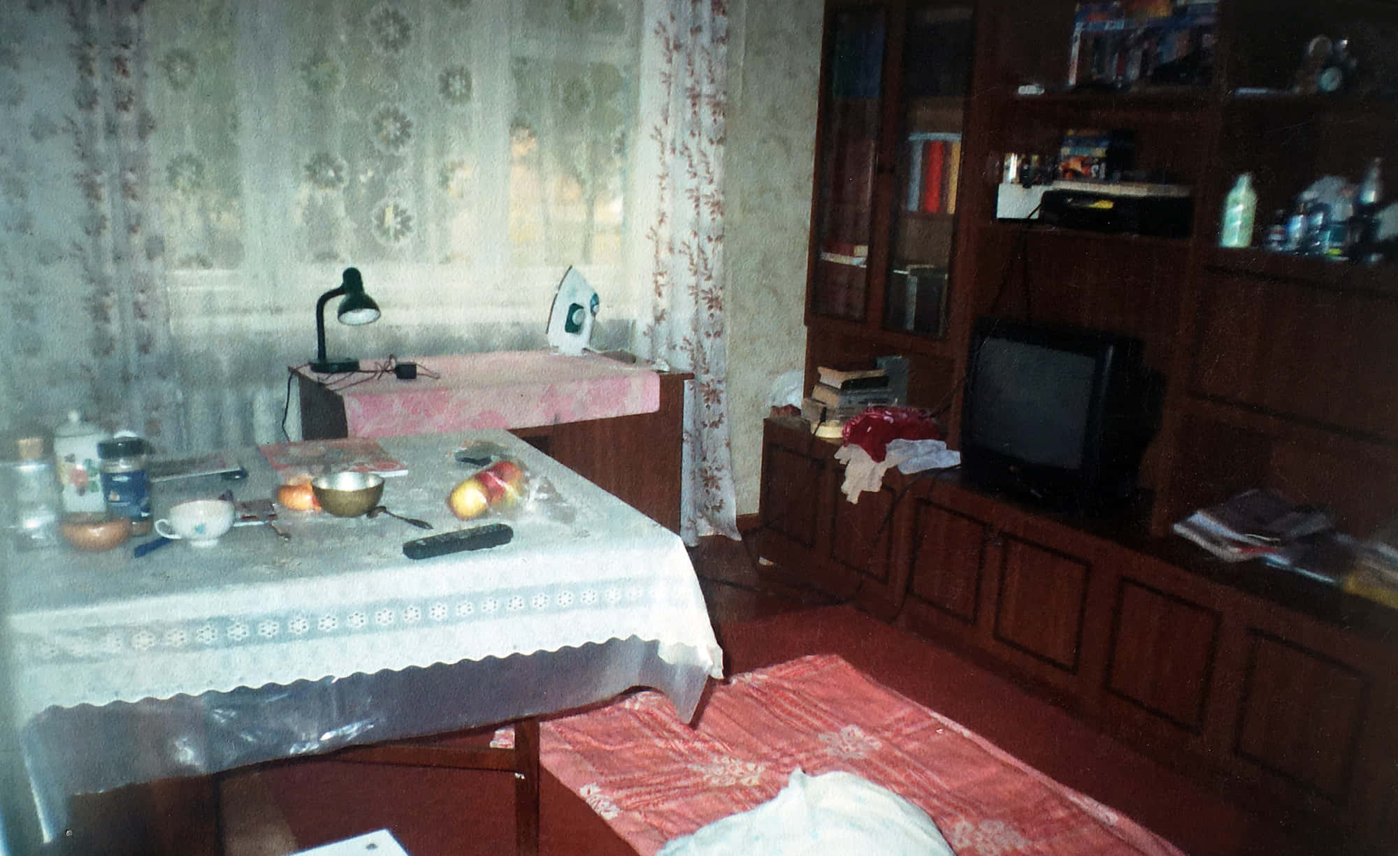 Alexander Fufaevs living room on Petrovsky Boulevard, Russia