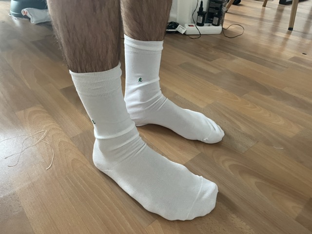 Weiße Socken